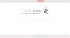 Desktop Screenshot of lovethatbug.com